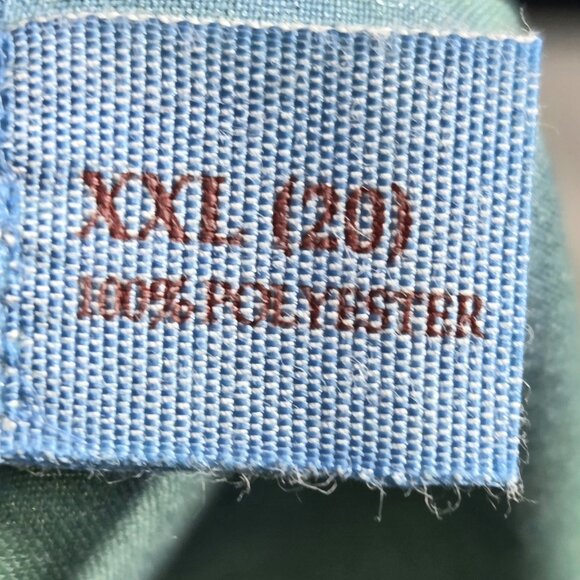 Faded Glory Relaxed Fit Green & Pink Flamingo Print Tank Top Plus Size XXL (20) - Picture 8 of 9